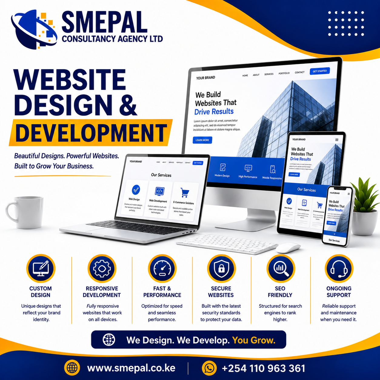 WEBSITE DESIGN & DEVELOPMENT